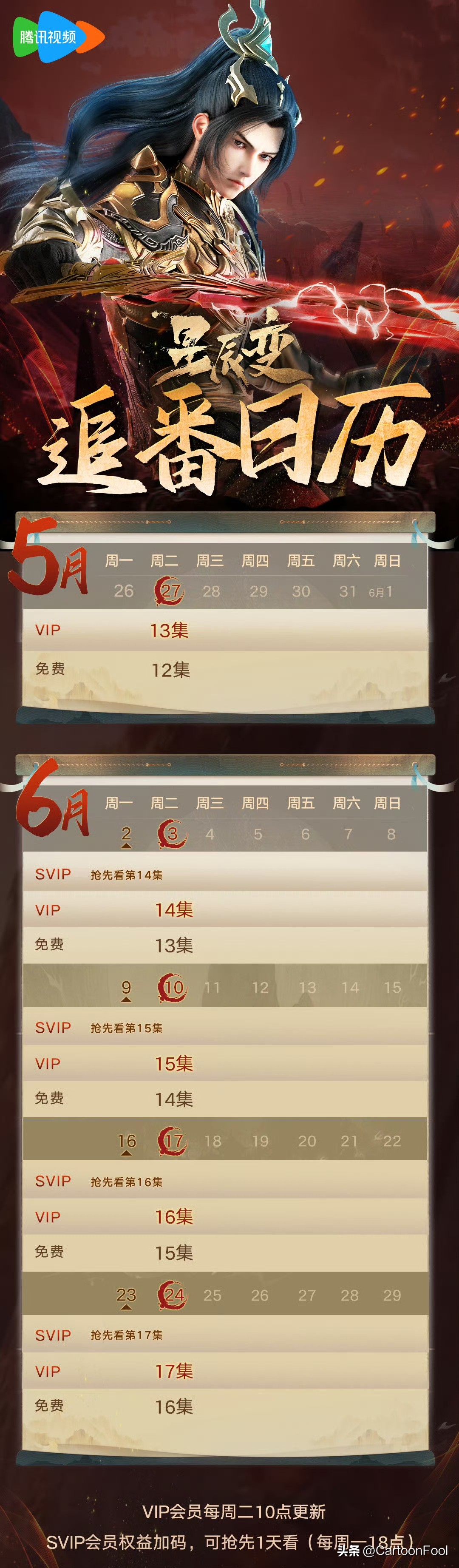 星辰变动画第六季复播时间_星辰变动画第六季更新时间表_星辰变手游评测视频